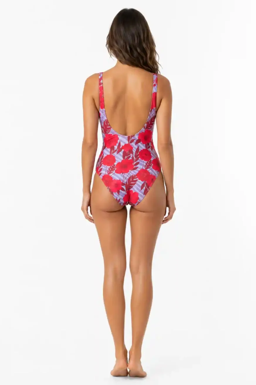 BAÑADOR AMAPOLA ELENA MORALES HUAHINE SS26 2