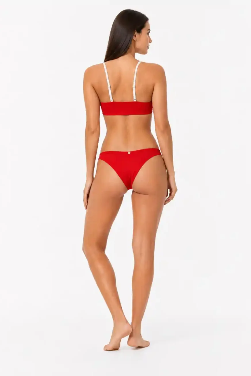 BIKINI CARMÍN ELENA MORALES COLECCIÓN HUAHINE SS26 2