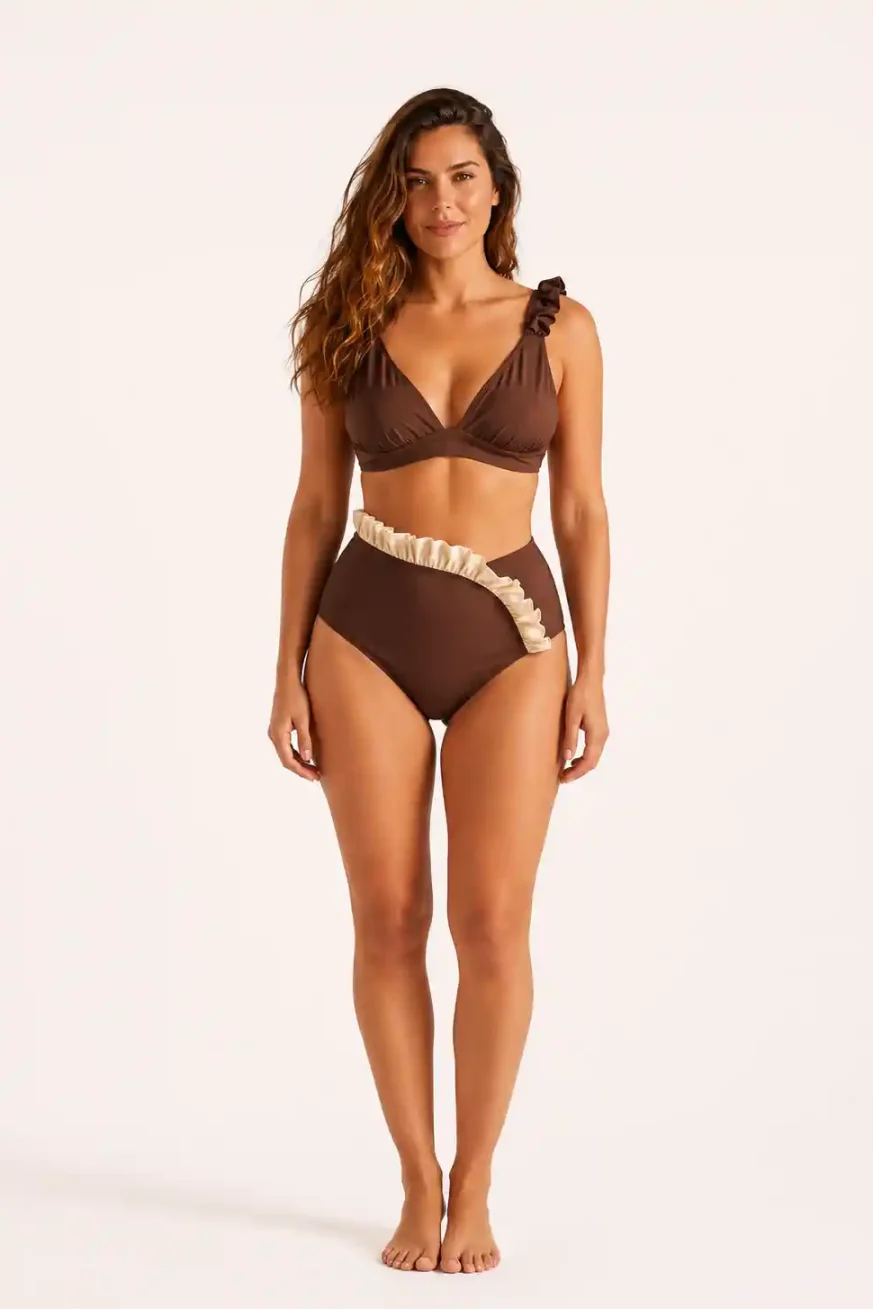 BIKINI MUSÊ CHOCOLATE ELENA MORALES HUAHINE SS26 1