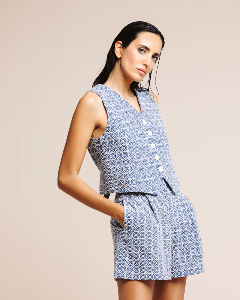 CONJUNTO LINO BORDADO AZUL 2