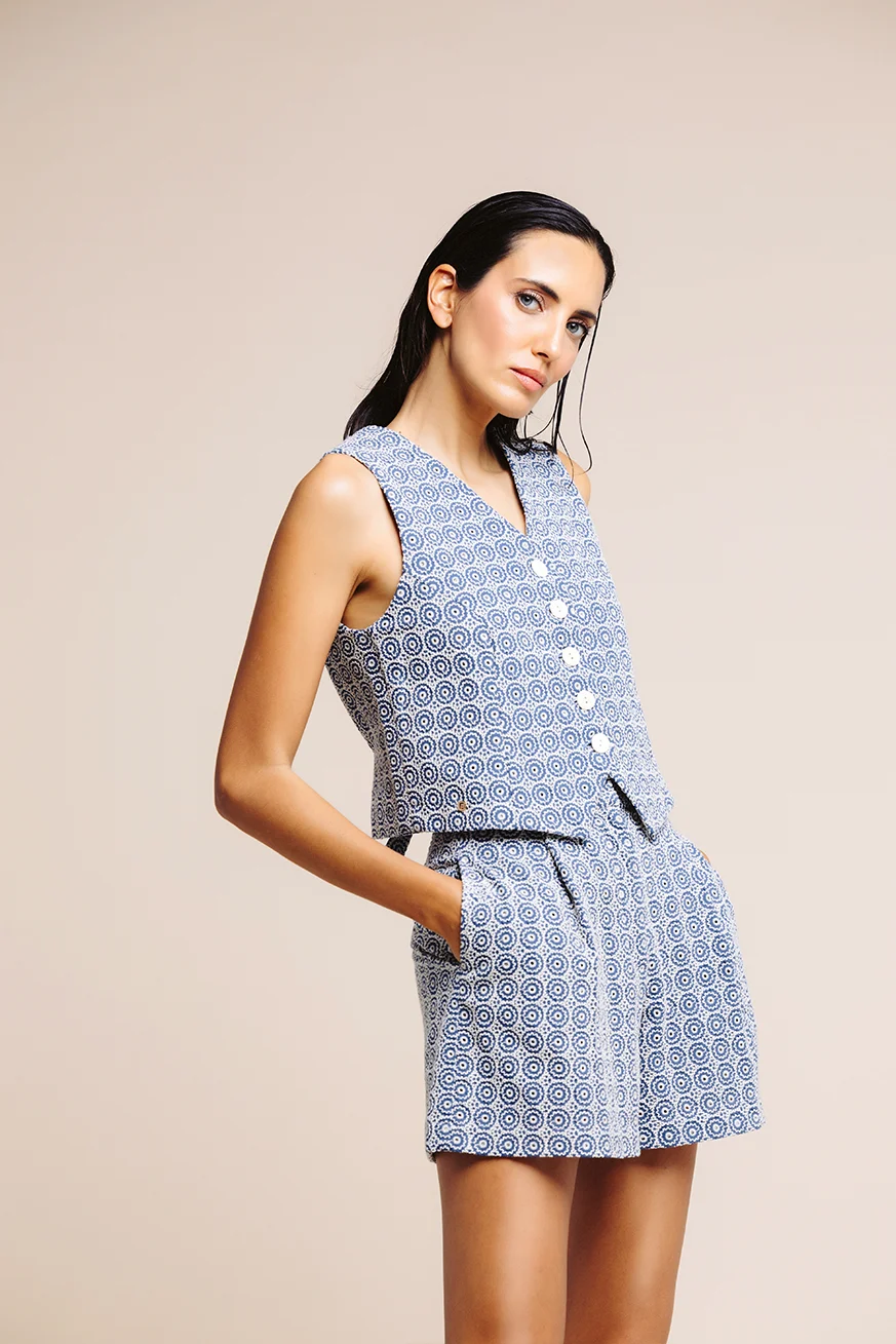 CONJUNTO LINO BORDADO AZUL 2