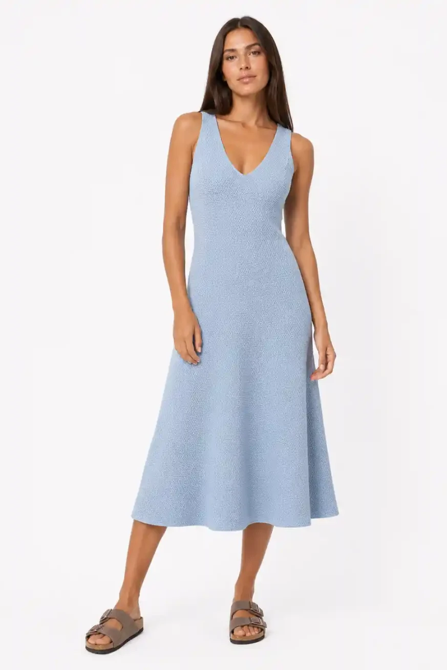 VESTIDO MAGNOLIA AZUL ELENA MORALES 1