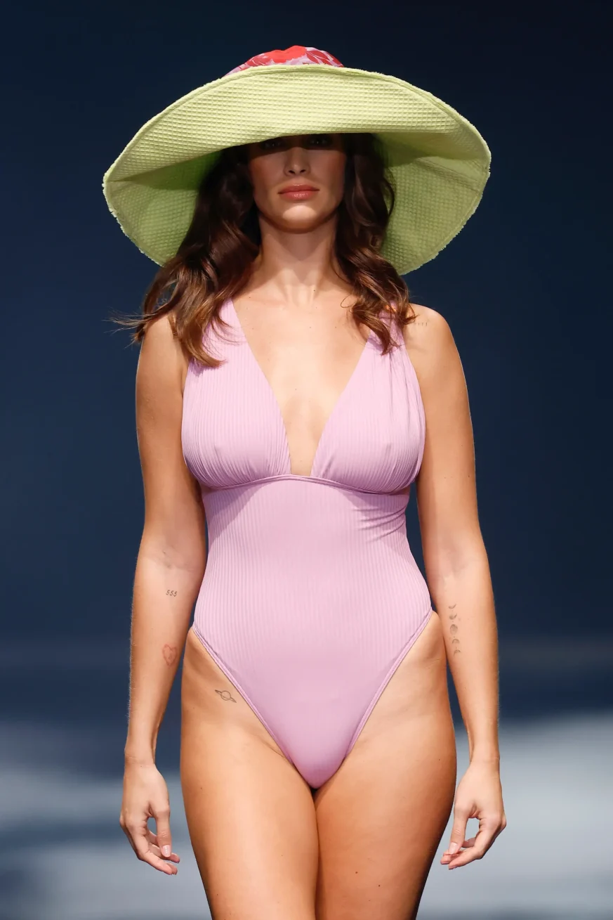 Bañador Floreta Ô (Colección Lancôme) de Elena Morales, vista detalle.