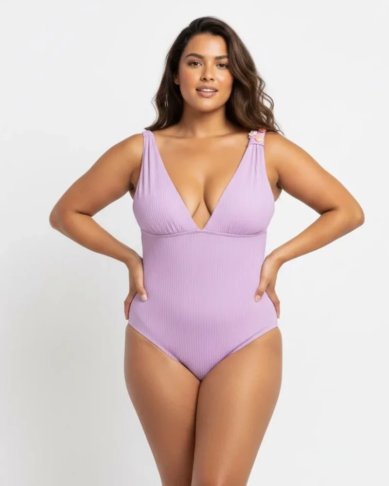 Bañador Floreta Ô (Colección Lancôme) de Elena Morales, vista detalle.