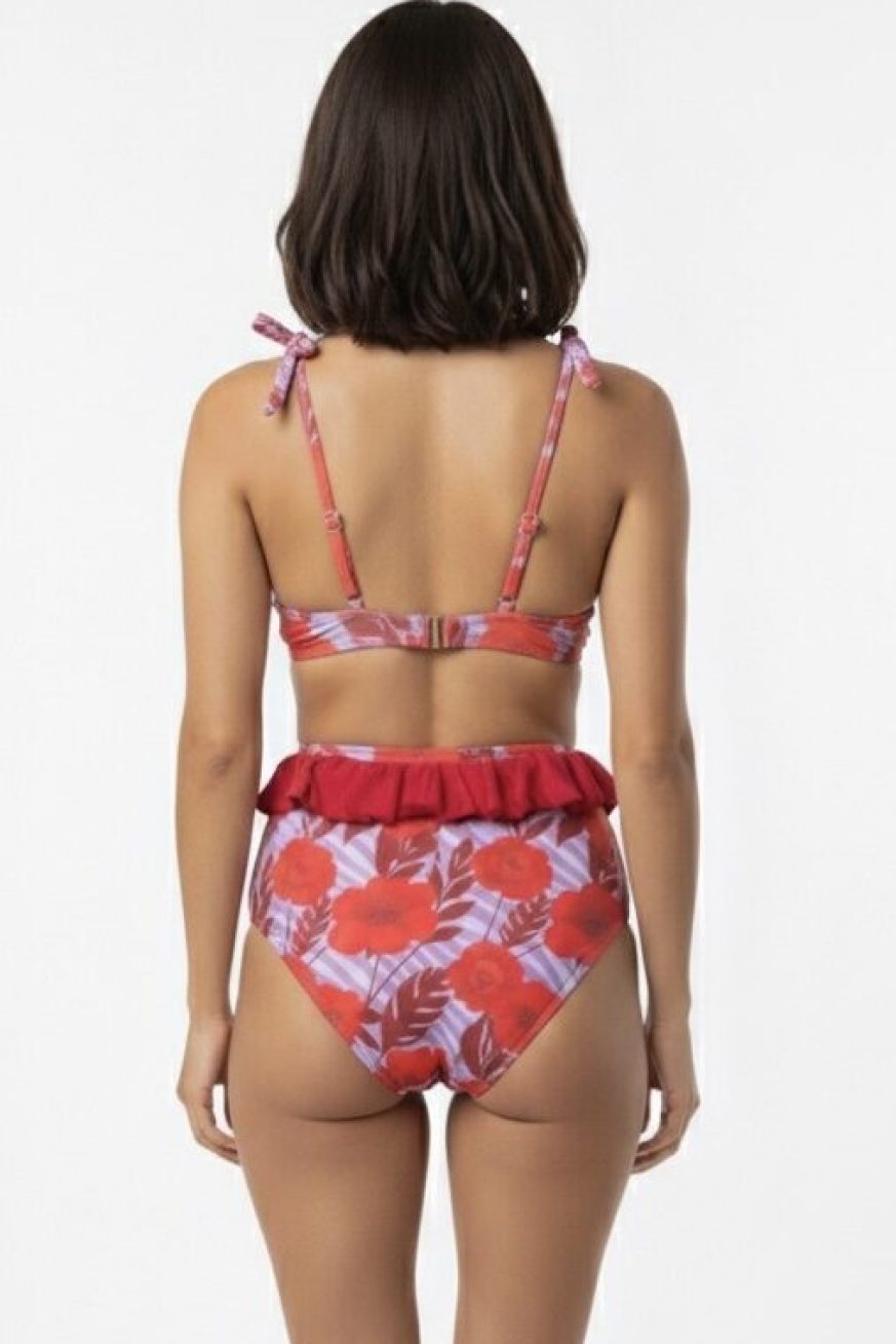 Bikini Amapola de Elena Morales, vista espalda.