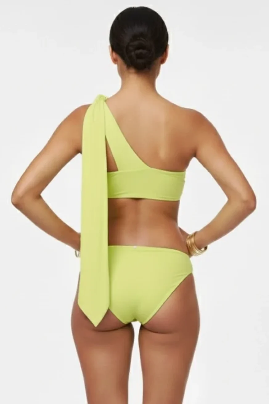 Bikini Lima Limón de Elena Morales, vista detalle.