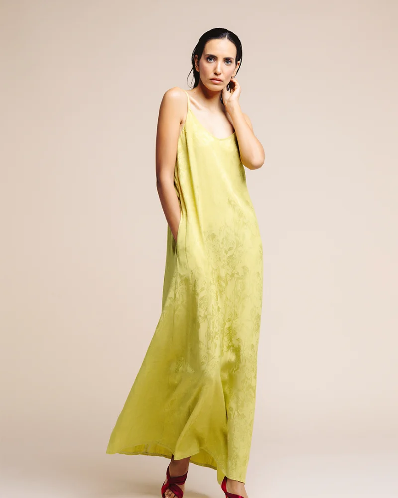 vestido verde lima 2