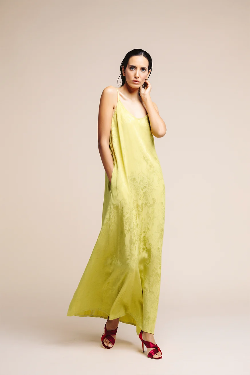 vestido verde lima 2